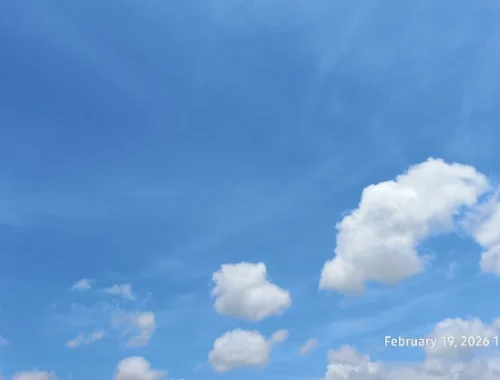 Marhaban Ya Ramadhan. Langit pertama di bulan Ramadhan 2026, di atas rumahku.
