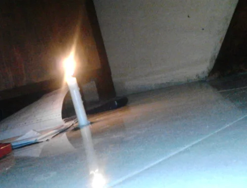 Belajar bersama lilin